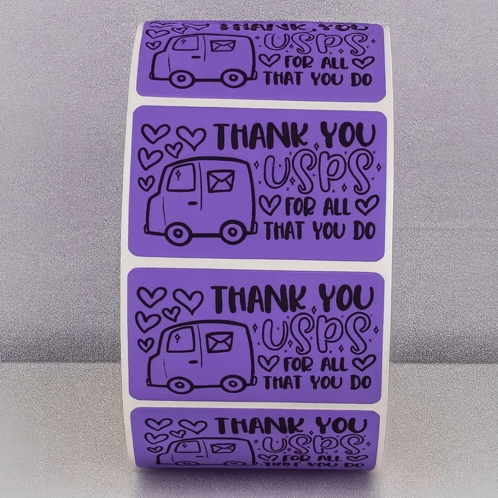 Thank You USPS Stickers – Mail Carrier Appreciation Labels for Packages 2